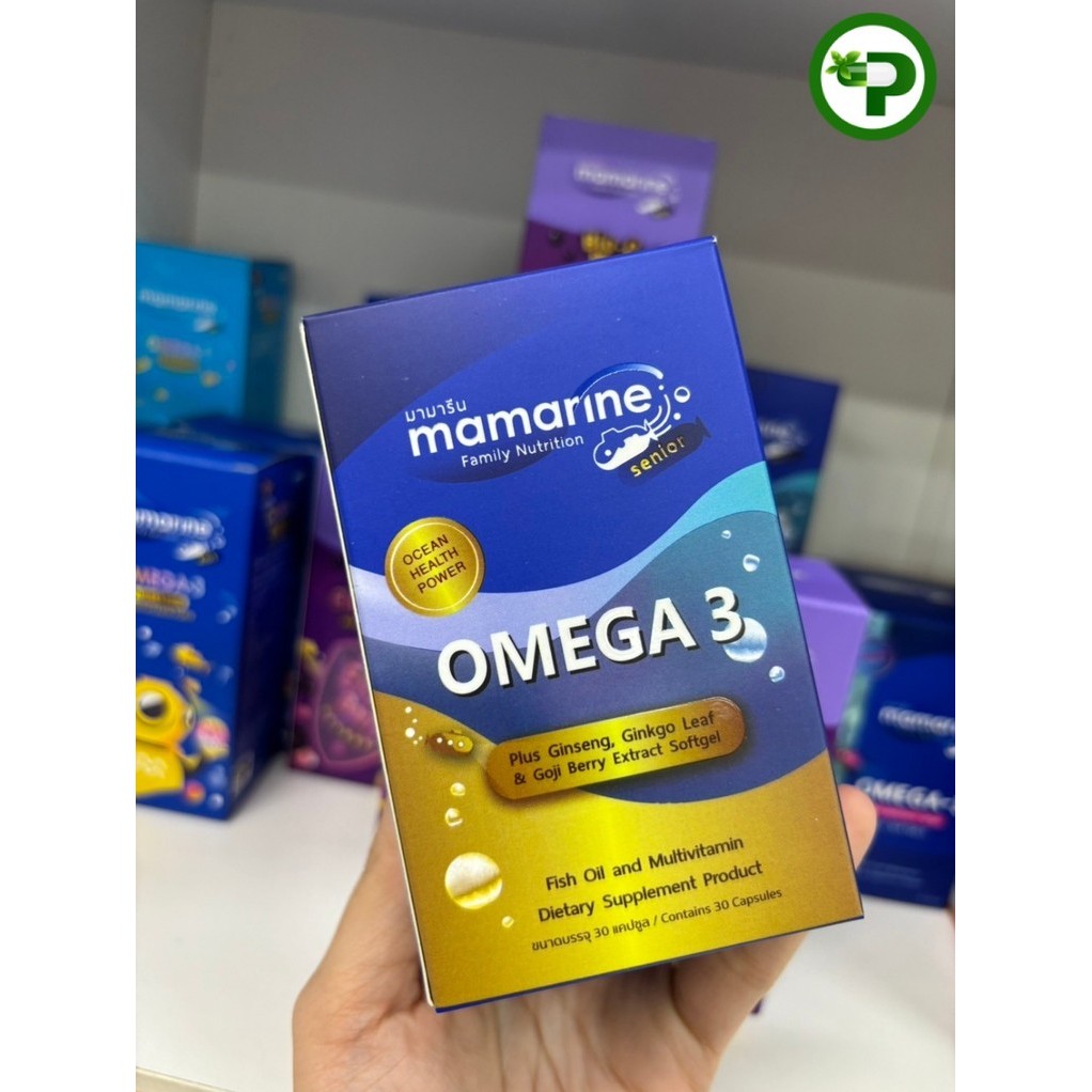 Mamarine Senior OMEGA3 30เม็ด จำนวน 1 กระปุก