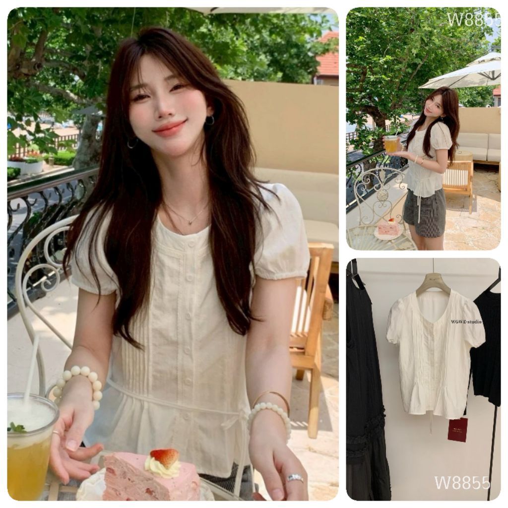 W8855 เสื้อแฟชั่น Tag🇰🇷🛍️WGWE