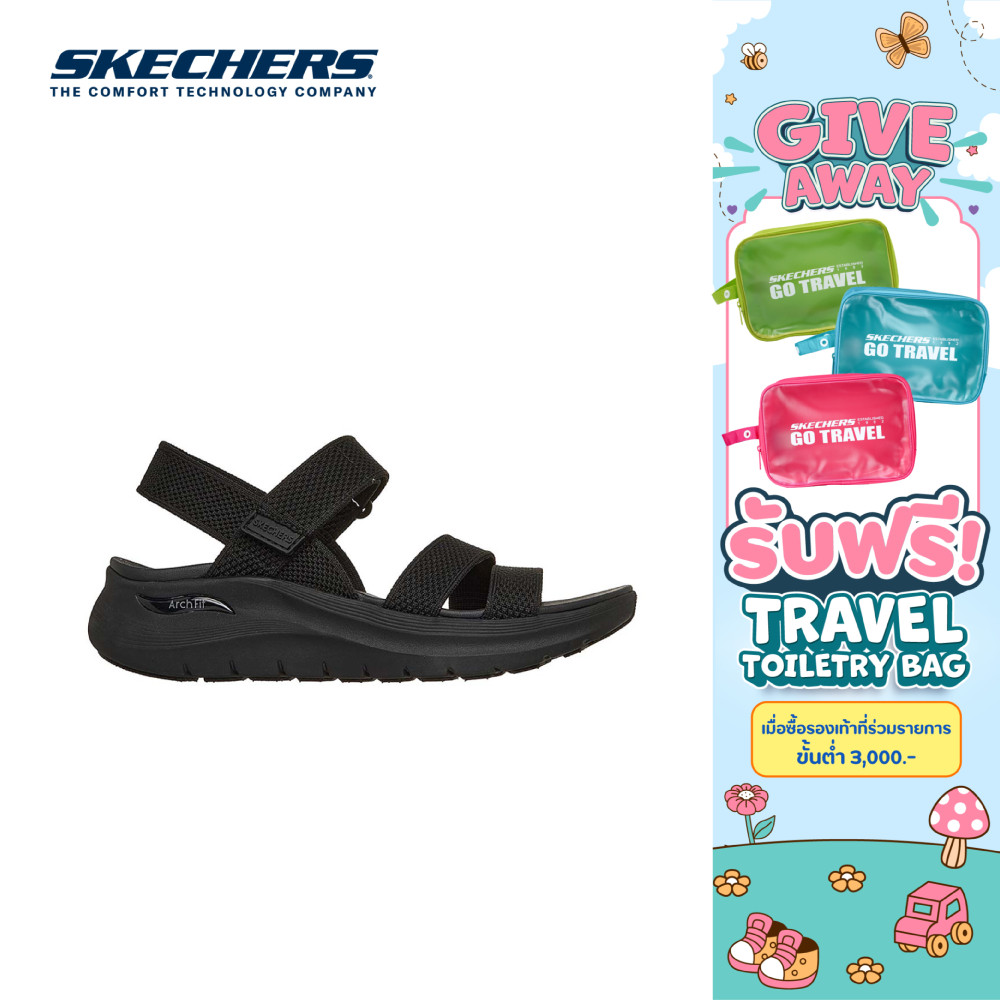 Skechers สเก็ตเชอร์ส รองเท้าแตะผู้หญิง Women Sport Comfort Arch Fit 2.0 Cute Inspiration Sandals - 164077-BBK (latest)