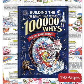 100000 Whys Kids Science Book Fun Joyful Science Encyclopedia Develop Scientist Thinking English Picture Book