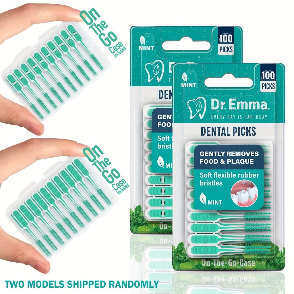 gum ไม้จิ้มฟัน ชนิดซิลิโคน Interdental brush แปรงขัดฟัน เข้าถึงทุกซอก ขจัดคราบ เหมาะสำหรับผู้ที่ใส่เหล็กดัดฟัน