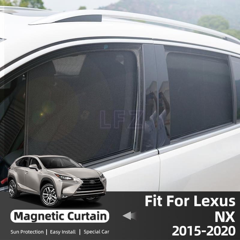 สําหรับ Lexus NX NX200 NX200H NX200T NX300H NX300 2015-2021 หน้าต่างด้านหลัง Sun Shade ม่านบังแดดรถย