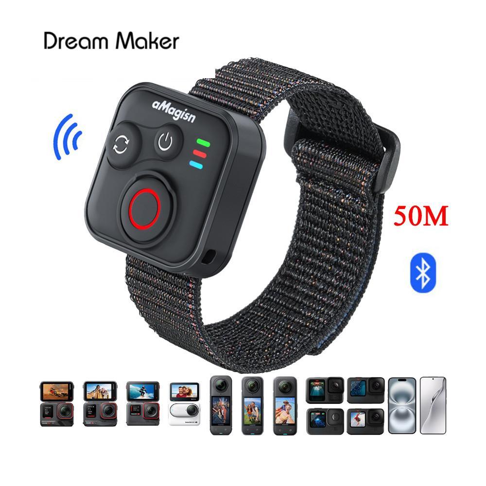 รีโมทคอนโทรลบลูทูธเหมาะสําหรับ lnsta360/GoPro Start/Stop สมาร์ทรีโมทคอนโทรล X5/4/AcePro2/GOPR13/12 บ