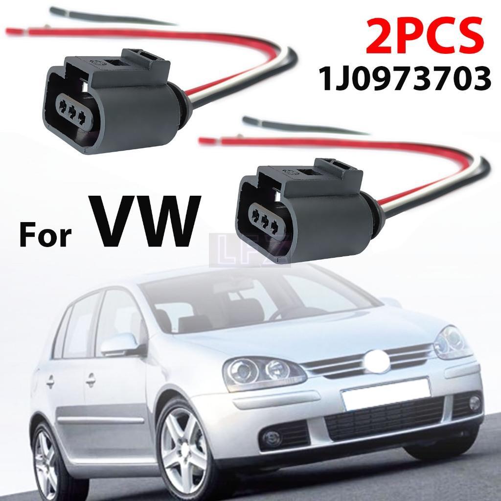 2PC Camshaft ตําแหน่งเซนเซอร์ปลั๊ก Prewired สําหรับ VW Golf/GTI MK4 MK5 MK6 Jetta MK4 MK5 MK6