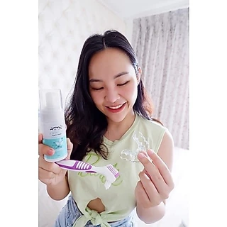 ใหม่ Remild brush แปรงทำความสะอาดรีเทนเนอร์ จัดฟันใส ฟันปลอม มี 4 สีให้เลือก