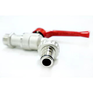 ก๊อกน้ำสนามด้ามแดง SANWA ขนาด 1/2" 4 หุน ก้อกสนามด้ามแดง 1/2 นิ้ว ซันวา ก๊อกสนามด้ามแดง