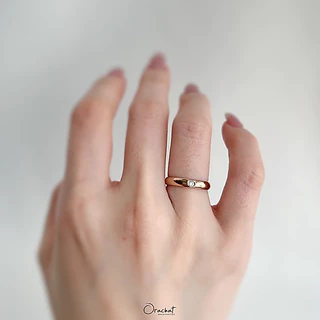 Orachat | Kevin 14k ring. (แหวนตัวเรือนสแตนเลส)
