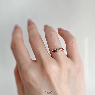 Orachat | Kevin 14k ring. (แหวนตัวเรือนสแตนเลส)