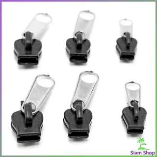 SIAM หัวซิปกระเป๋า ชุดซิปซ่อม มี 6 ชิ้น/เซต เปลี่ยน 3สี Zipper Head