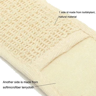 Unisex 70 x 8 cm. ที่ขัดตัว ฟองน้ำขัดหลัง Exfoliating Loofah อาบน้ำ Unisex นวดสปา Scrubber ฟองน้ำ สายคล้องคอขัดหลัง