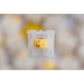 [พร้อมส่ง] Gateron Milky Yellow PRO - Factory Lubed - Linear Switch 5 pin ลูบ​มาแล้วจากโรงงาน​ สวิตช์​ ​คีย์บอร์ด​