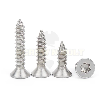 น็อต สกรู หัวเตเปอร์ F ช่องขัน ดาว ท็อกซ์ สแตนเลส 304 เกลียวปล่อย M4 M5 M6 / Flat Head Torx Tapping
