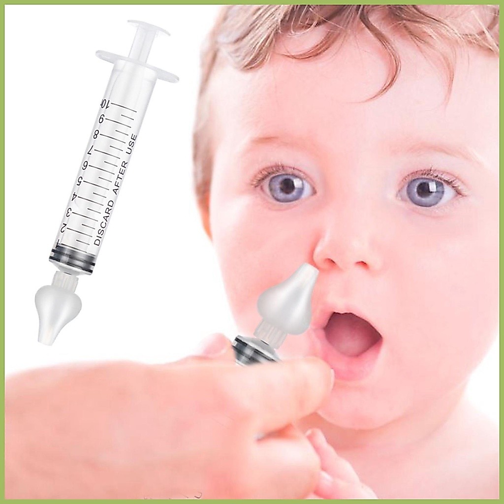 ไซริงค์ล้างจมูกเด็ก 10ML BPA Free พร้อมจุกซิลิโคนล้างจมูก รูปที่ 5