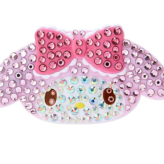 ✈️🌸 กิ๊บ Sanrio รุ่นพรีเมียม ฝังเพชรคริสตัล ของแท้ จากญี่ปุ่น กิ๊บคิตตี้ คิตตี้ กิ๊บ Kitty melody kuromi Sanrio Japan 🇯🇵