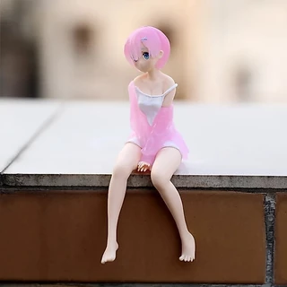 14ซม.อะนิเมะre❅lifeในโลกที ่ แตกต ่ างจากZero Action Figure Kawaii Ram Remนั ่ งลงรูปPVCรุ ่ นของเล ่ นคอลเลกชันตุ ๊ กตาเด ็ กของขวัญ