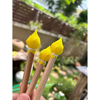 กลีบตอกร้อยมาลัย กลีบตอกมัดข่าตูม กลีบตัวยูใหญ่ ขนาด2.5*2.5 cm พร้อมส่ง30สี💥