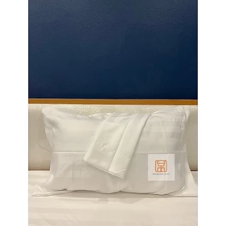 ปลอกหมอนหนุนสีพื้นริ้ว ราคาต่อ 1 ใบ มีหลายสีให้เลือก
