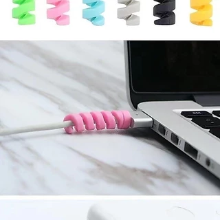 สายชาร ์ จ Data Cable Protector และอุปกรณ ์ ไขลานเหมาะสําหรับ IPhone และ Android Universal Use