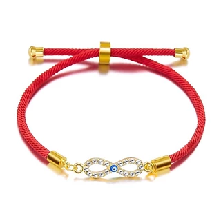 Gmai Blessed Evil Eye สร ้ อยข ้ อมือผู ้ หญิง Lucky Amulet สายรัดข ้ อมือปรับของขวัญอุปกรณ ์ เสริม