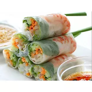 แผ่นแป้งเวียดนาม 1กิโล แผ่นแป้งทำปอเปี๊ยะสด สลัดโรล เมี่ยง