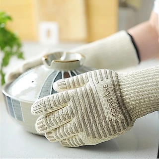 ถุงมือกันความร้อน ถุงมือประกอบอาหารทนความร้อนสูง FORBAKE