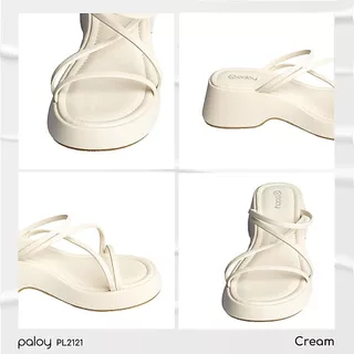 [Best Seller] Paloy - PL2121 & PL2979 รองเท้าส้นตึกสายไขว้