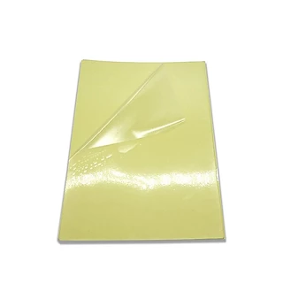 15.15สติ๊กเกอร์PVC ใสหลังเหลือง A4(21x29.7cm.)20,50,100แผ่น สติ๊กเกอร์พลาสติกพีวีซี,สตก.อเนกประสงค์ สติ๊กเกอร์กันน้ำ