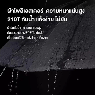 ร่มพับขนาดใหญ่ ร่มกันuv พับได้ กันฝนได้มากถึง 3 สี สีน้ำเงิน สีแดง สีดำ กันแดด ร่มกันฝน 122*94ซม แข็งแรง