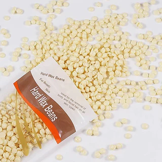 เม็ดแว็กซ์ร้อน กลิ่นน้ำผึ้ง 100g.300g.500g.แว๊กซ์กำจัดขนถอนถึงรากขน เม็ดแว็กซ์ Wax สำหรับกำจัดขน Honey Hard wax Bean