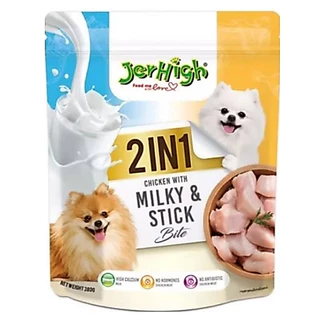 !!New!! JerHigh 2in1 Bite ขนมสุนัขขนาดใหม่ ซอง 225g. สุดคุ้ม*โปรดอ่านรายละเอียดก่อนสั่งซื้อ