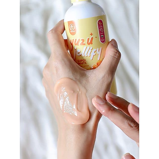 เจลลี่เซรั่ม สูตรมาส์กผิวญี่ปุ่น (นิวโรไลท์+AHA) Yuzu Jellify Super White Body Serum ปริมาณ 200 ml.