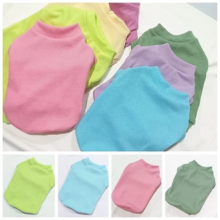 เสื้อแมว (1) เสื้อยืดคอกลม ไซส์ S-XXL ใส่สบาย ใส่ได้ทุกฤดู 🍀เย็บเองขายเอง🍀เสื้อผ้าสัตว์เลี้ยง
