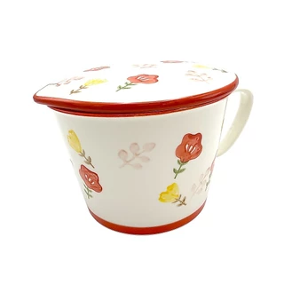 Color Kit ชามมีหู+ฝา PORCELAIN 7" เซรามิก
