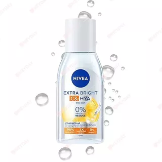 NIVEA Micellar นีเวีย ผลิตภัณฑ์เช็ดทำความสะอาดเครื่องสำอาง สูตรน้ำ 125ml. สำหรับผิวหน้า