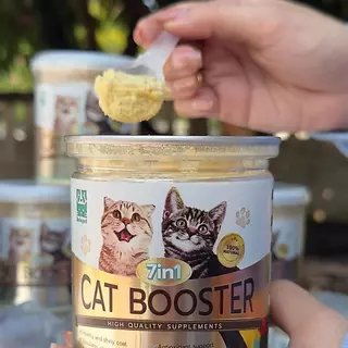 Betapet Cat Booster 7in1 วิตามินแมว ผงโปรตีนโรยอาหาร ตัวแน่น ขนาด 150 g.