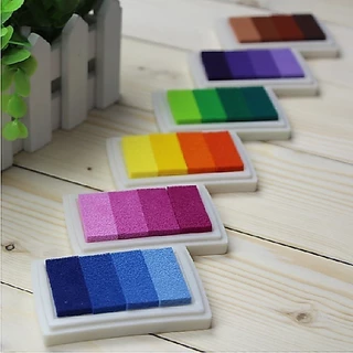 **ส่งจากไทย** Ink pad หมึกสี หมึกปั๊ม สูตรกันน้ำ หมึกปั๊ม Craft Ink Pad สำหรับพื้นผิวด้าน ไม้ กระดาษ ผ้า