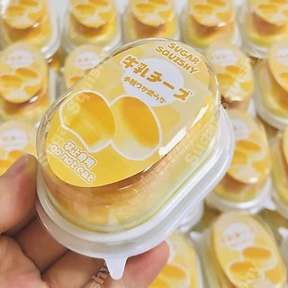 สกุชชี่น้ําตาล เค้กชีสชนิดบรรจุกล่องน้อย สกุชชี่ที่เพิ่มขึ้นช้า