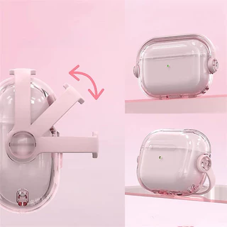 Airpods เคสหูฟัง เคสแอร์พอต เคสตั้งได้ สำหรับรุ่น 1/2 gen2 pro1 Pro2 gen3 Airpods 4 J201 J206