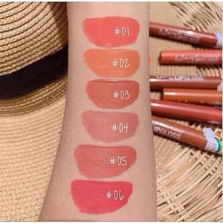 7883-03A Kiss Beauty ยูนิคอร์น ลิปกลอสเนื้อแมตต์ สีโทนนู้ด6สีนู้ด พิกเม้นเข้มข้น เนื้อบางเบา ติดทน