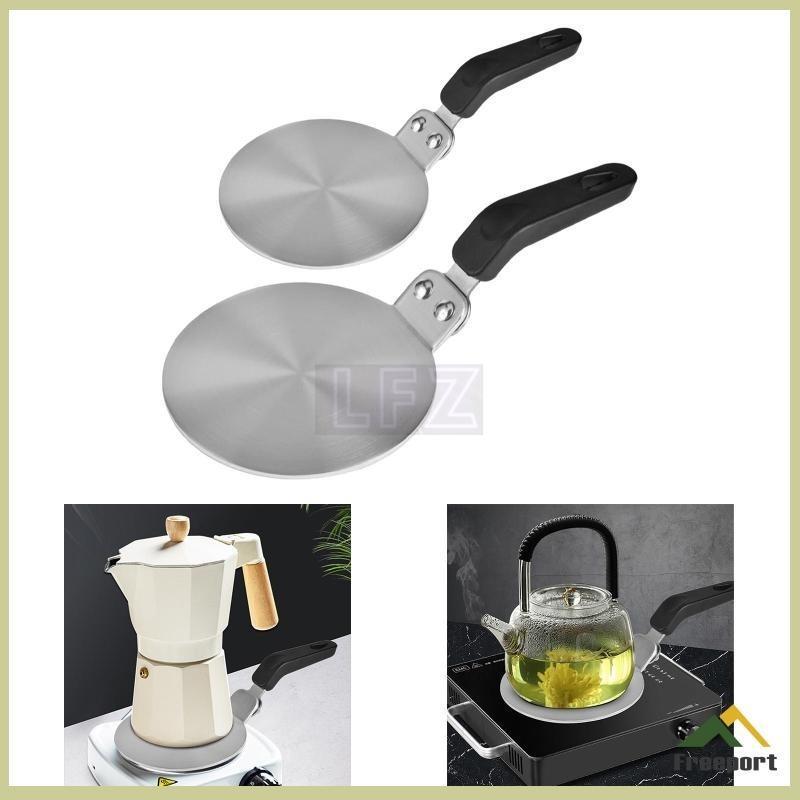 [จัดส่งในพื้นที่]แผ ่ นความร ้ อนเตาแก ๊ ส Ergonomic Handle Induction Adapter Plate สําหรับ