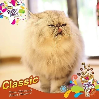 [PETClub] Friskies Party Mix, FELIX Party Mix - ขนมแมว !! ยกกล่อง 8 ซอง พิเศษ 445.- !!