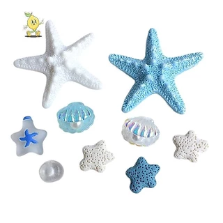 [mozh] 1เซ็ตSea Hole Punchรองเท้าCharms DIY Ocean Lava Rock & Starfishรองเท้าคลิปสําหรับฤดูร้อนรองเท้าแตะและแตะตกแต่ง [TH]