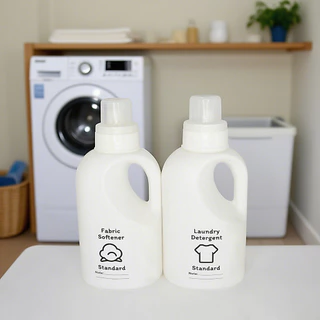 1000ml ขวดรีฟิล สำหรับใส่น้ำยาซักผ้า ปรับผ้านุ่ม ต่างๆ หรือของเหลว อื่น แบบเติมได้