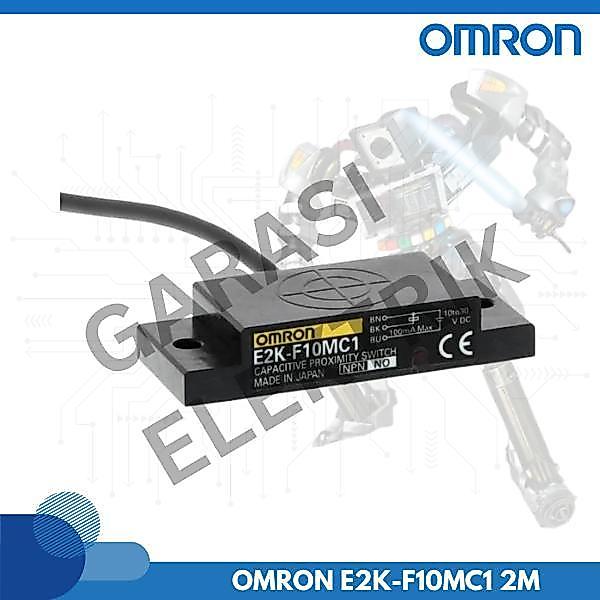 OMRON E2K-F10MC1 2M Flat Proximity Sensor เดิม