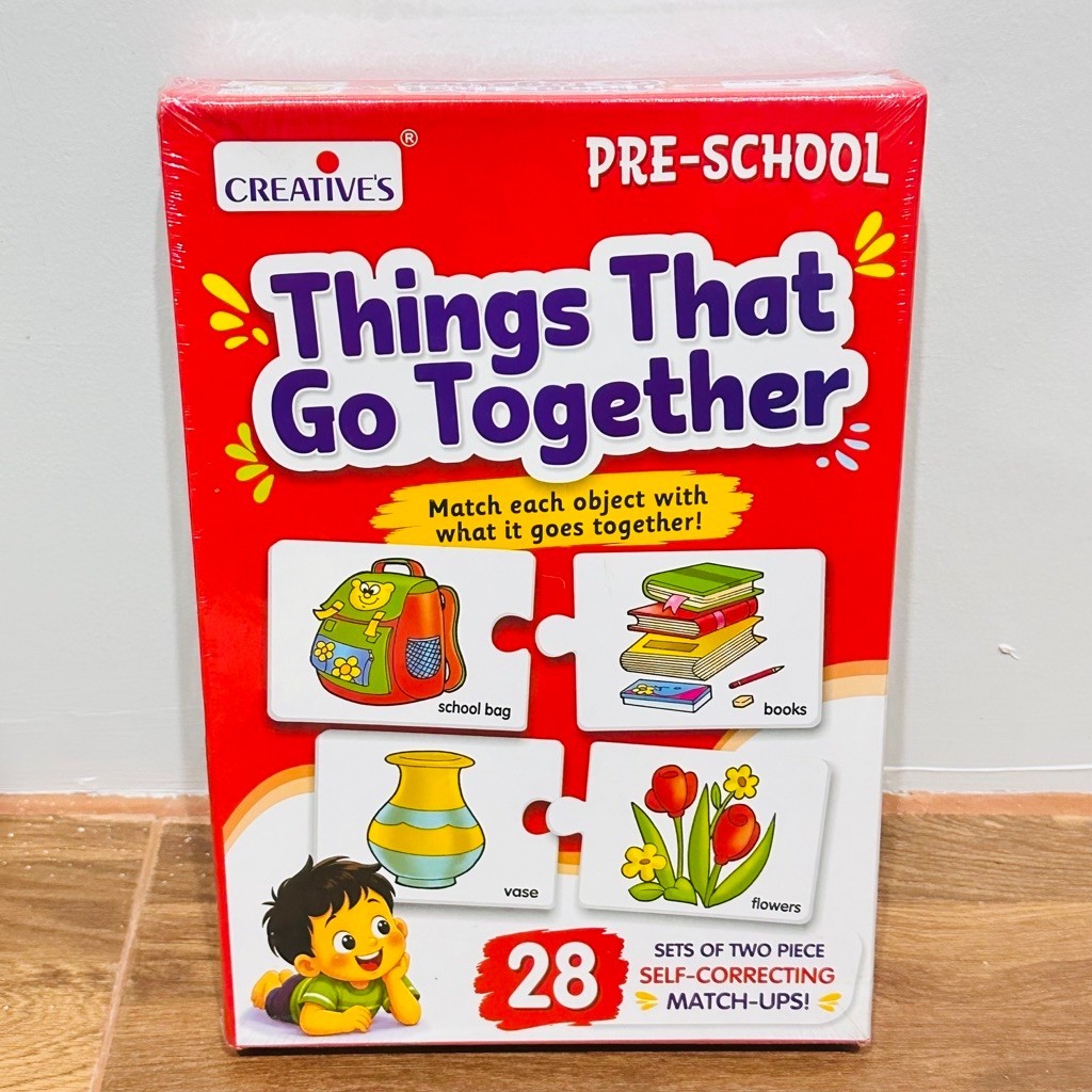 Creative‘s Things That Go Together เด็ก 4ขวบ+ | เกมจับคู่ความสัมพันธ์ ฝึกสมอง ความจำ เสริมตรรกะเด็ก ของเล่นเสริมพัฒนาการ