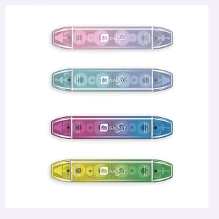 Elephant ตราช้าง เทปเน้นข้อความ รุ่นกาแล็กซี 2 สี ลบออกได้ กันน้ำ หน้ากว้าง 5 มม. ยาวสีละ 3 เมตร