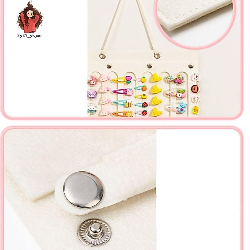 【จัดส่งจากกรุงเทพฯ】Hair Bow Holder Organizerที่แขวนจัดเก็บกิ๊บติดผม แบบติดผนัง ความจุขนาดใหญ่ ที่คาดผม ที่เก็บกิ๊บติดผม รูปที่ 9