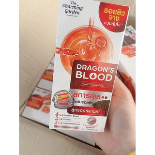 (พร้อมส่ง ยกกล่อง x 6ซอง) ดราก้อนบลัด สการ์เจล แต้มรอยสิว The Charming Garden Dragon's Blood Acne Scar