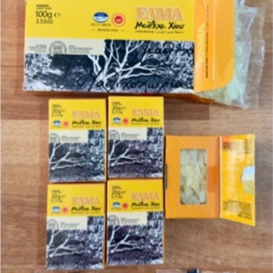 Mastic Mastiha Gum 100% Fresh Natural Tears Of Greek Chios Island / mastic gum 📌เก็บในตู้เย็น