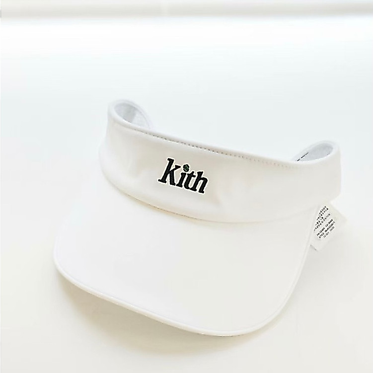 สไตล์อังกฤษ Wilson Joint KITH เทนนิส Hollow Top หมวกผู้ชายผู้หญิงสไตล์เดียวกันกีฬาแบบปรับได้
